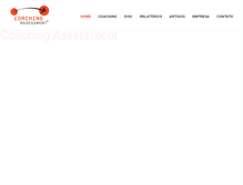 Tablet Screenshot of coachingassessment.com.br